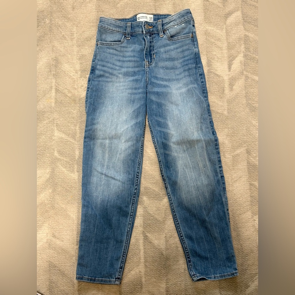 👖Abercrombie Kids High-Rise Mini Mom Jeans | 9/10 Long